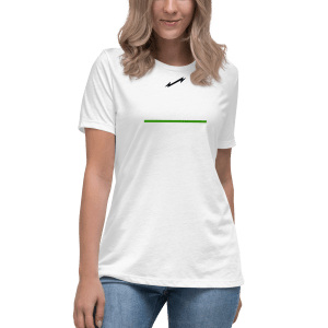 Military Green Line Women's Relaxed T-Shirt