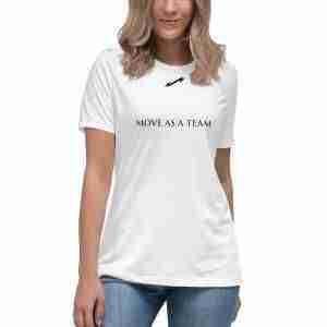 Move as a Team. Never Alone. Women's Relaxed T-Shirt