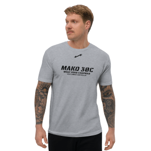 "MAKO 30C" John Chapman - Men's Short Sleeve T-shirt