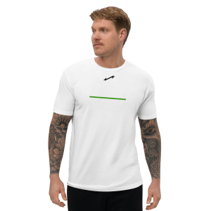 Military Green Line- Men's Short Sleeve T-shirt